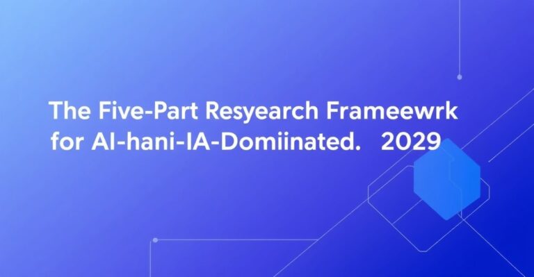 The Five-Part Keyword Research Framework for AI-Dominated Search (2025)