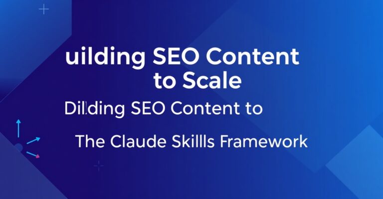 Building SEO Content at Scale: The Claude Skills Framework